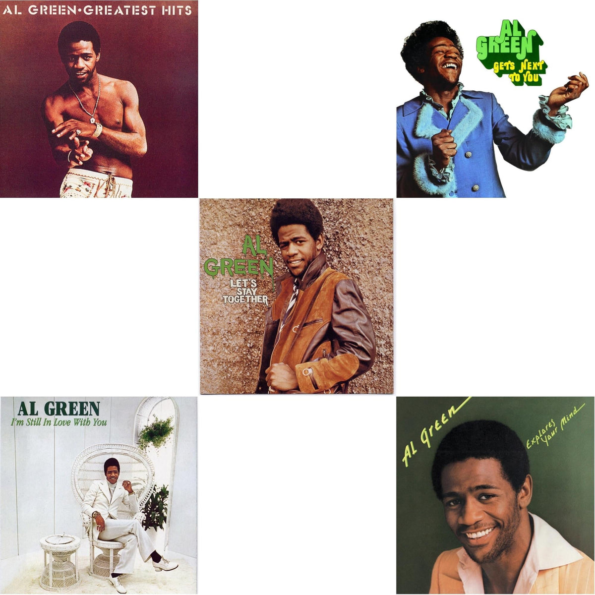 Greatest Hits & I'm Still In Love With You & Let's Stay Together & Gets Next To You & Al Green Explores Your Mind
