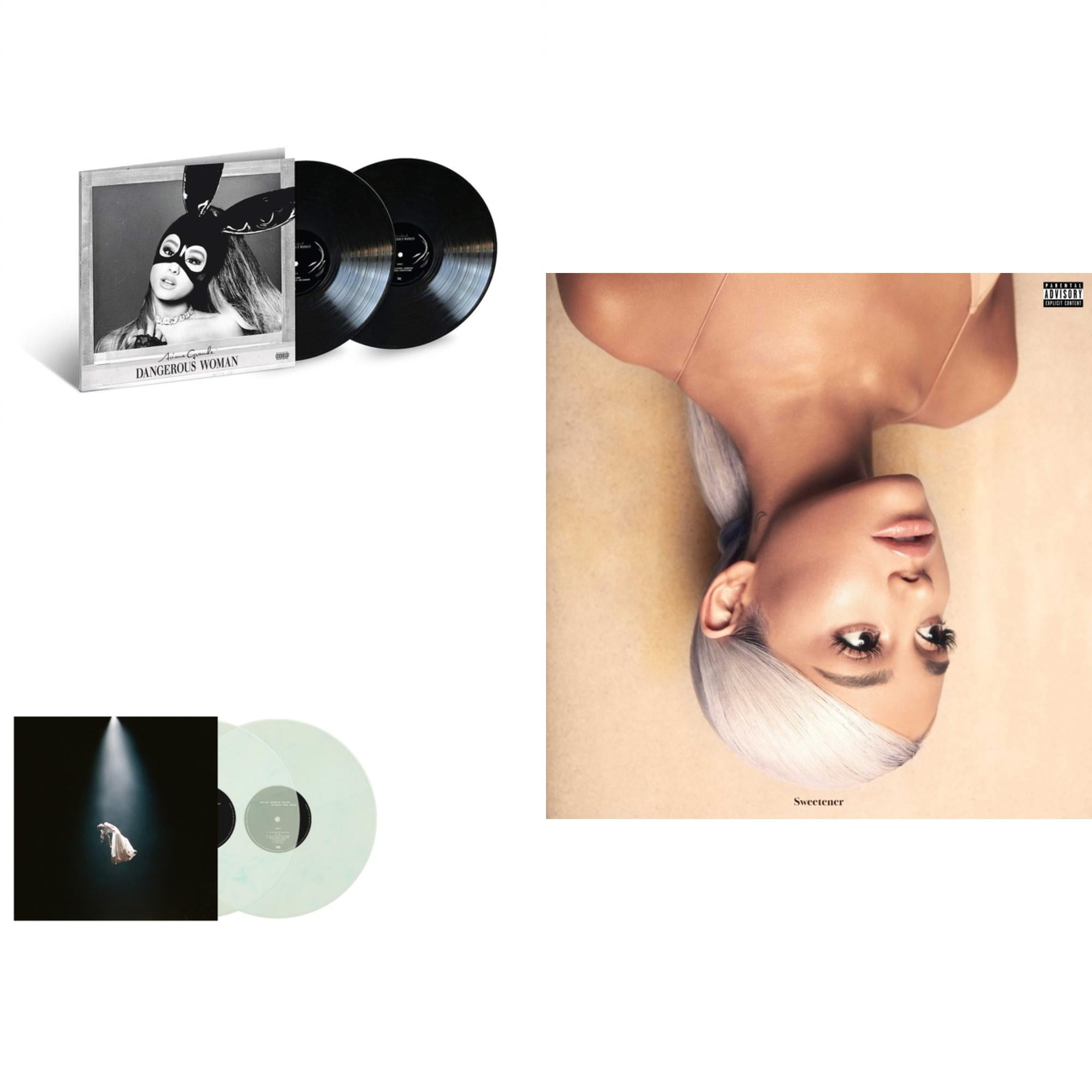 Eternal Sunshine Deluxe: Brighter Days Ahead (X) (Translucent Marble Vinyl/2LP) & Sweetener (X) (2LP) & Dangerous Woman (2LP)