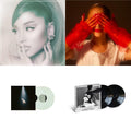 Positions (Coke Bottle Clear LP Vinyl) & Eternal Sunshine (X) (Ruby LP Vinyl) & Eternal Sunshine Deluxe: Brighter Days Ahead (X) (Translucent Marble Vinyl/2LP) & Dangerous Woman (2LP)