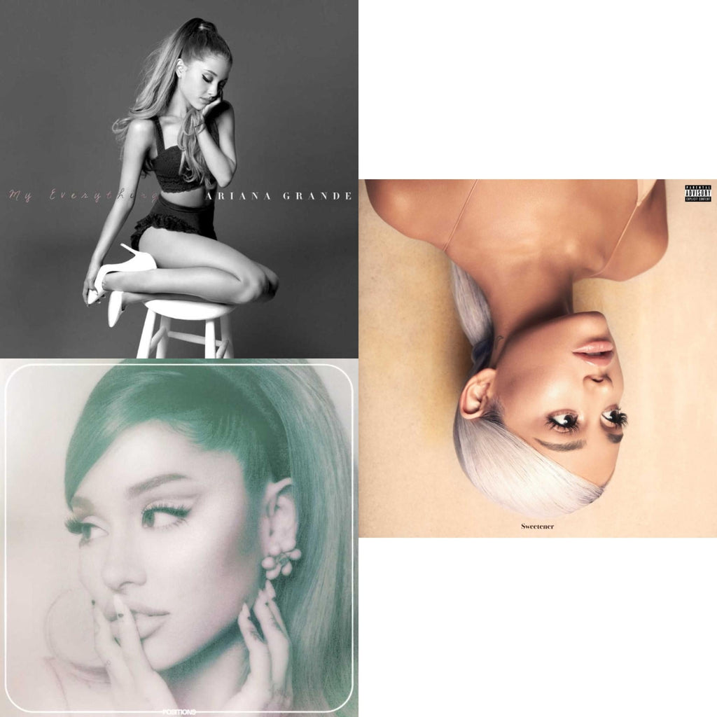 Positions (Coke Bottle Clear LP Vinyl) & Sweetener (X) (2LP) & My Everything