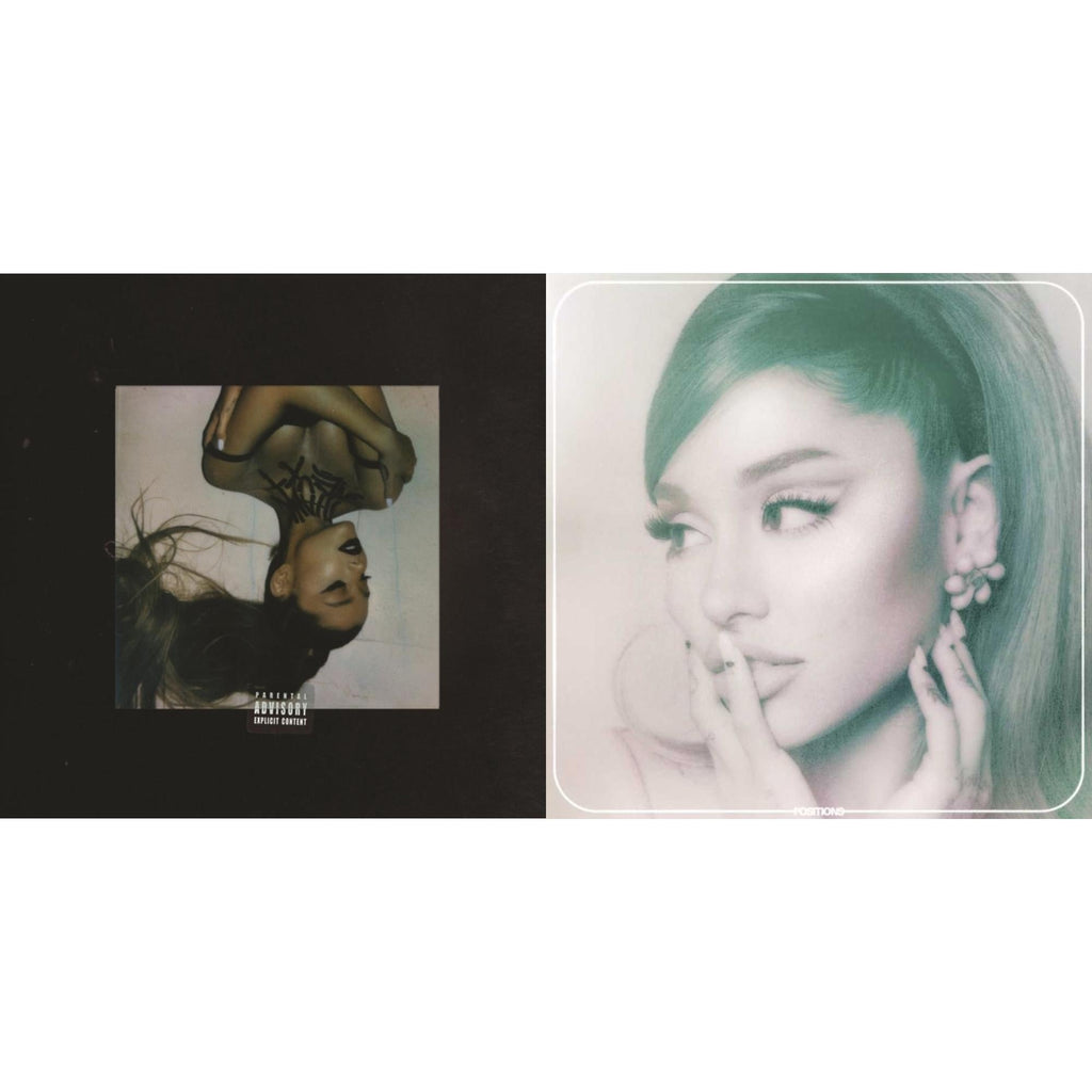 Positions (Coke Bottle Clear LP Vinyl) & Thank U, Next