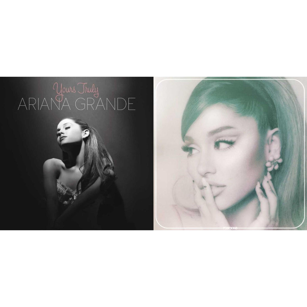 Ariana Grande - Yours Truly (180G) & Positions (Coke Bottle Clear LP Vinyl)