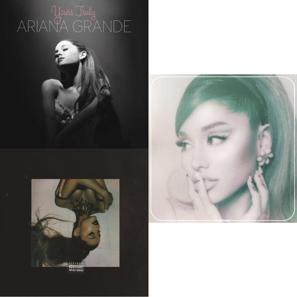 Positions (Coke Bottle Clear LP Vinyl) & Thank U, Next & Yours Truly (180G)