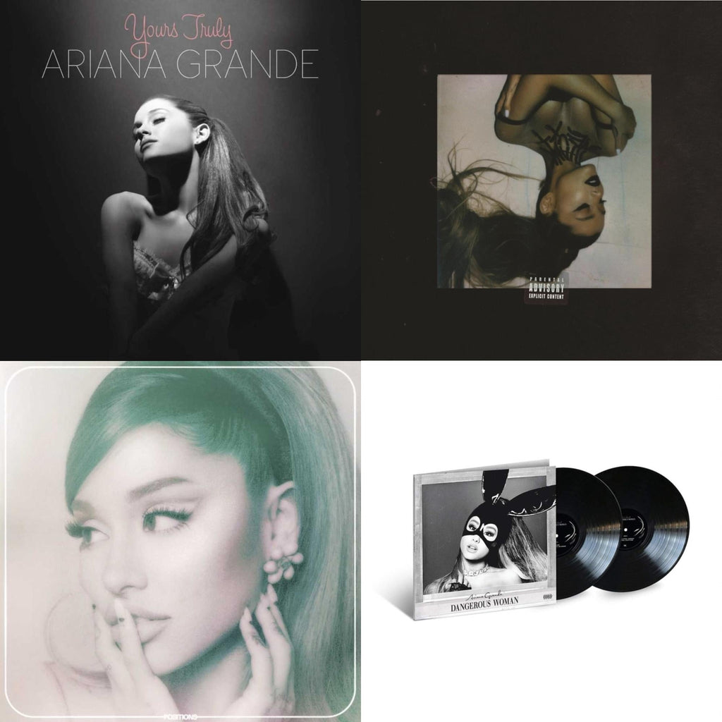 Positions (Coke Bottle Clear LP Vinyl) & Thank U, Next & Dangerous Woman (2LP) & Yours Truly (180G)