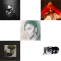 Positions (Coke Bottle Clear LP Vinyl) & Eternal Sunshine (X) (Ruby LP Vinyl) & Thank U, Next & Dangerous Woman (2LP) & Yours Truly (180G)
