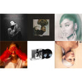 Positions (Coke Bottle Clear LP Vinyl) & Eternal Sunshine (X) (Ruby LP Vinyl) & Sweetener (X) (2LP) & Thank U, Next & Dangerous Woman (2LP) & Yours Truly (180G)