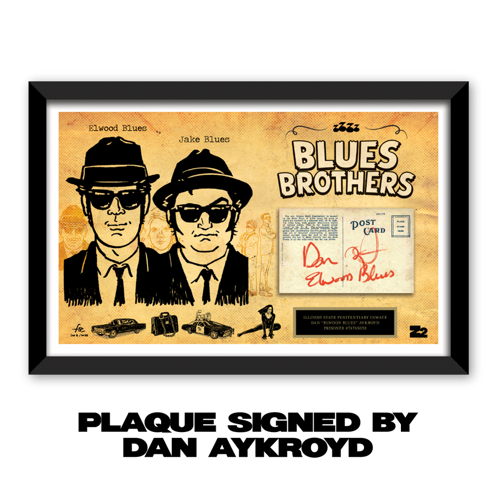 The Blues Brothers - The Escape of Joliet Jake - Signed by Dan Aykroyd (Platinum Edition) Graphic Novel & Vinyl Record