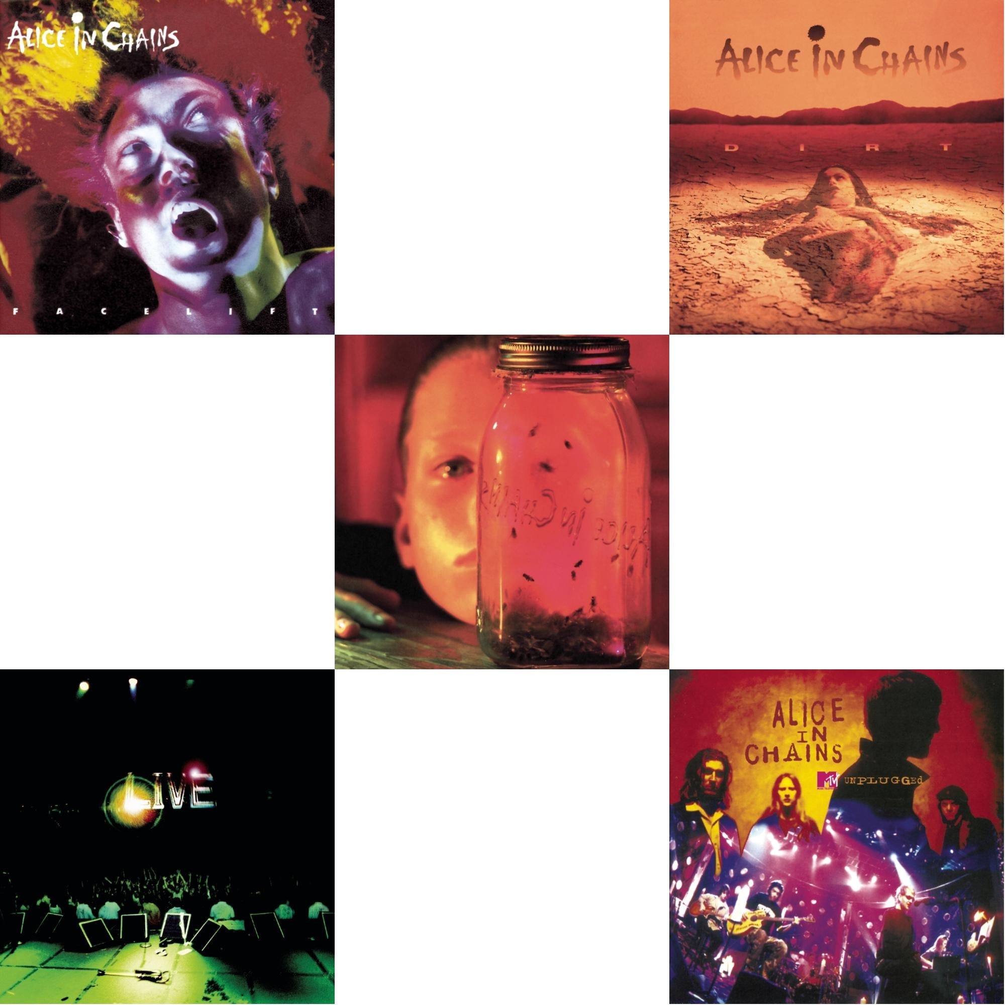 Dirt & Jar Of Flies & Unplugged & Live & Facelift