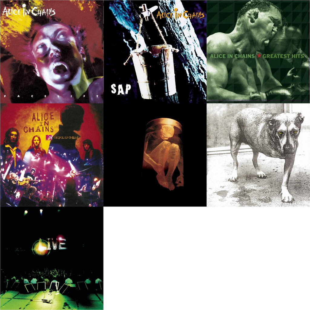 Greatest Hits & Unplugged & Sap & Live & Nothing Safe: Best Of The Box & Facelift & Alice In Chains