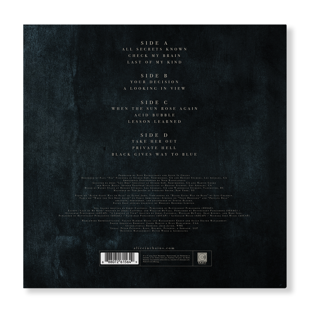 Black Gives Way to Blue 15th Anniversary (Wide 2LP) Vinyl Record
