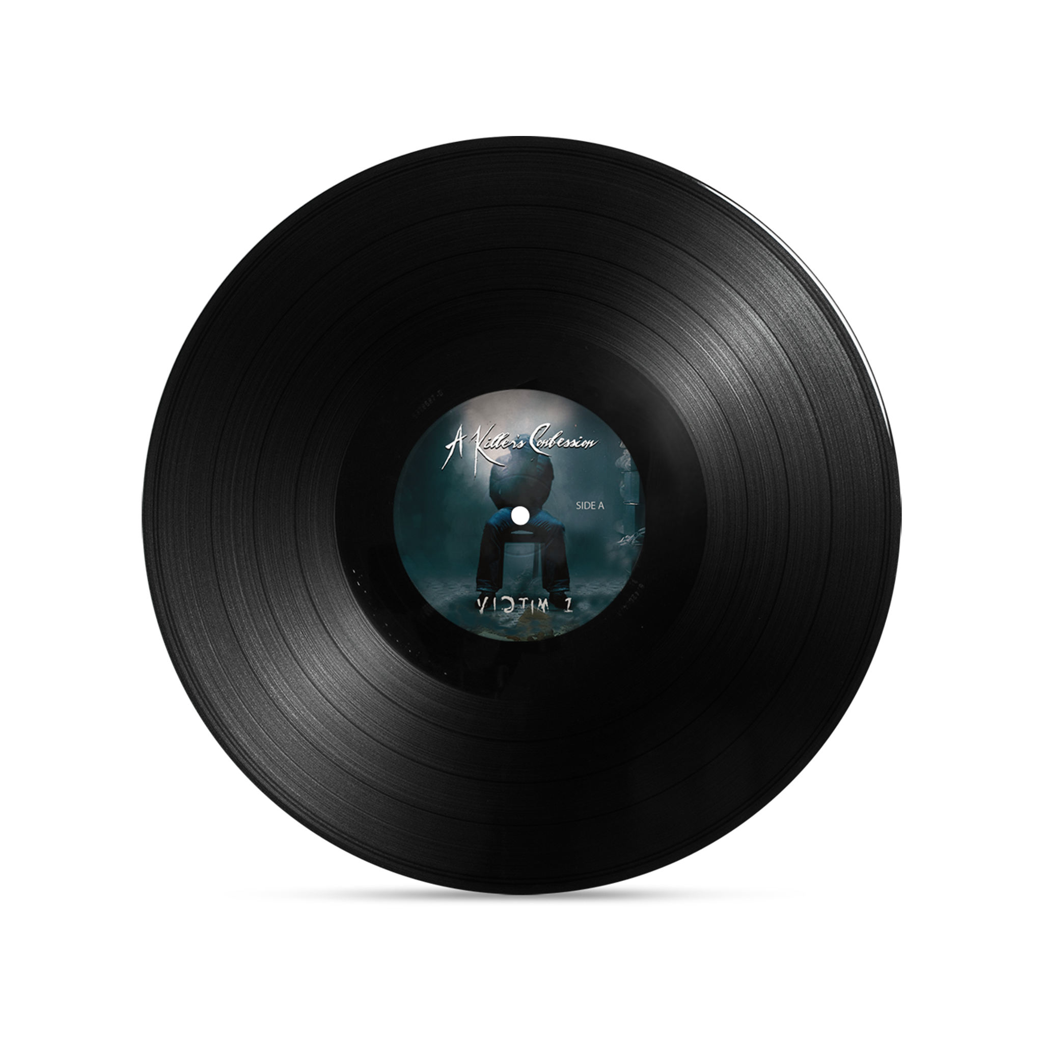 A Killer's Confession - Victim 1 Black Vinyl Record
