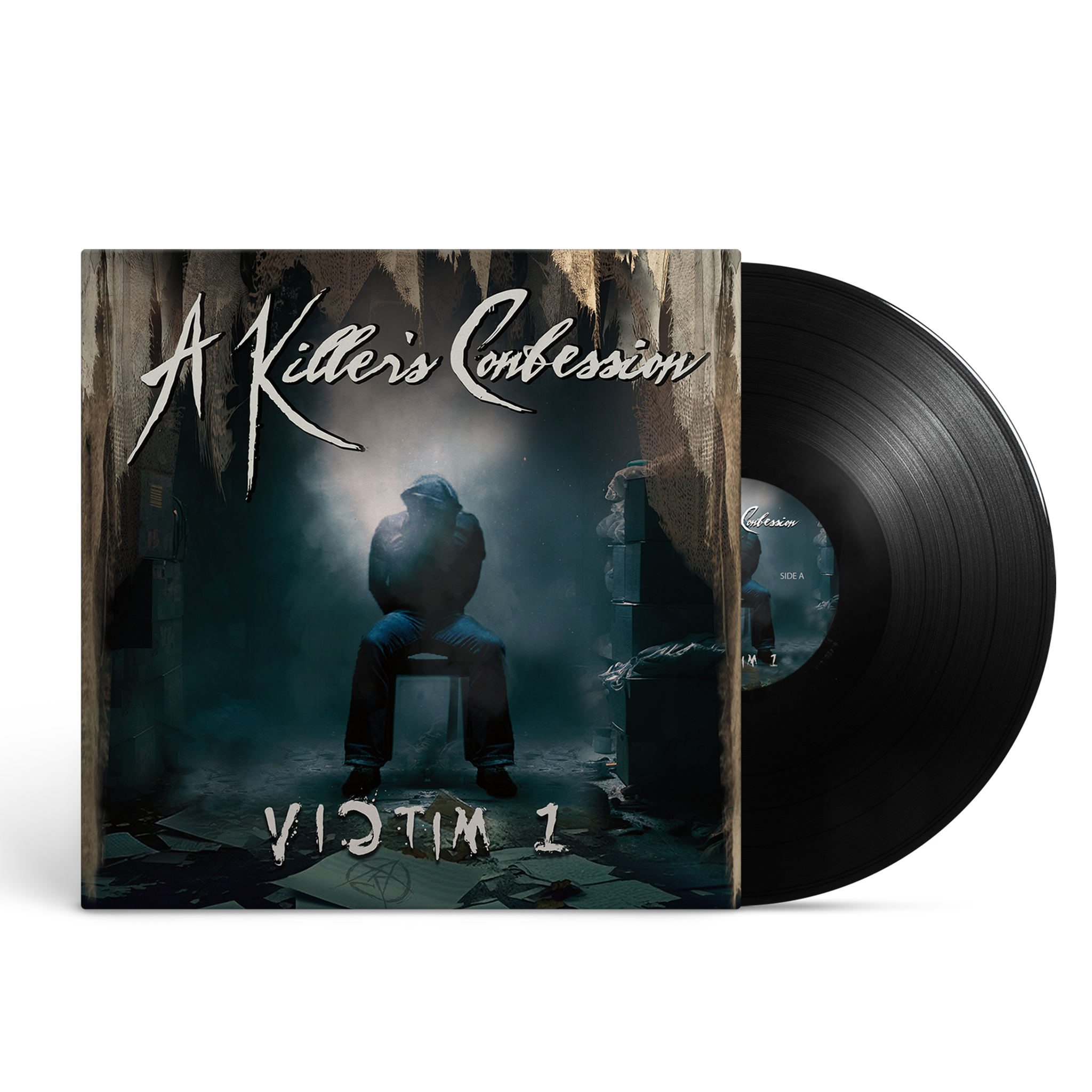 A Killer's Confession - Victim 1 Black Vinyl Record