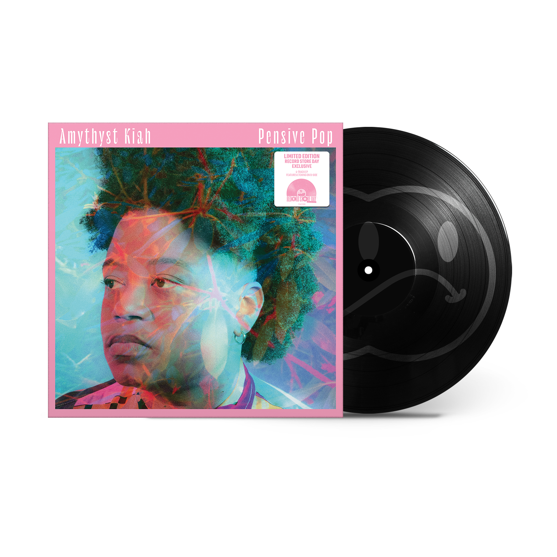 Pensive Pop - Black with Etched B-side Vinyl Record