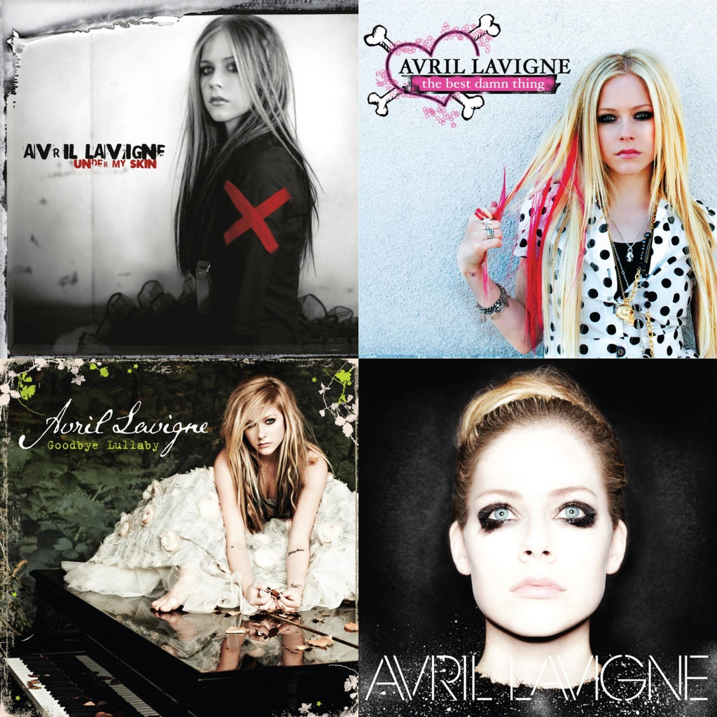 Under My Skin & Best Damn Thing (2LP) & Goodbye Lullaby (2LP) & Avril Lavigne (2LP)
