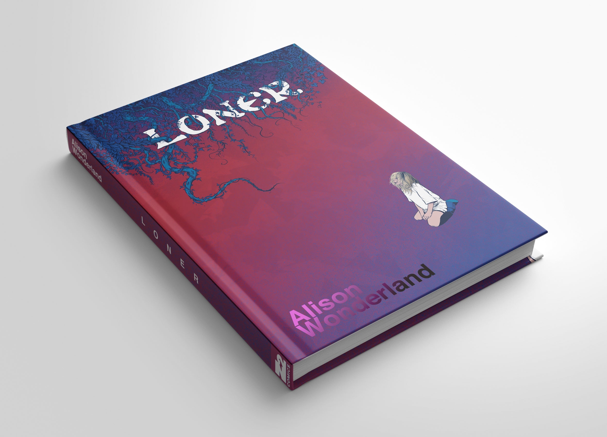Alison Wonderland LONER: An Alison Wonderland Graphic Novel and RPG Standard - Hardcover Book