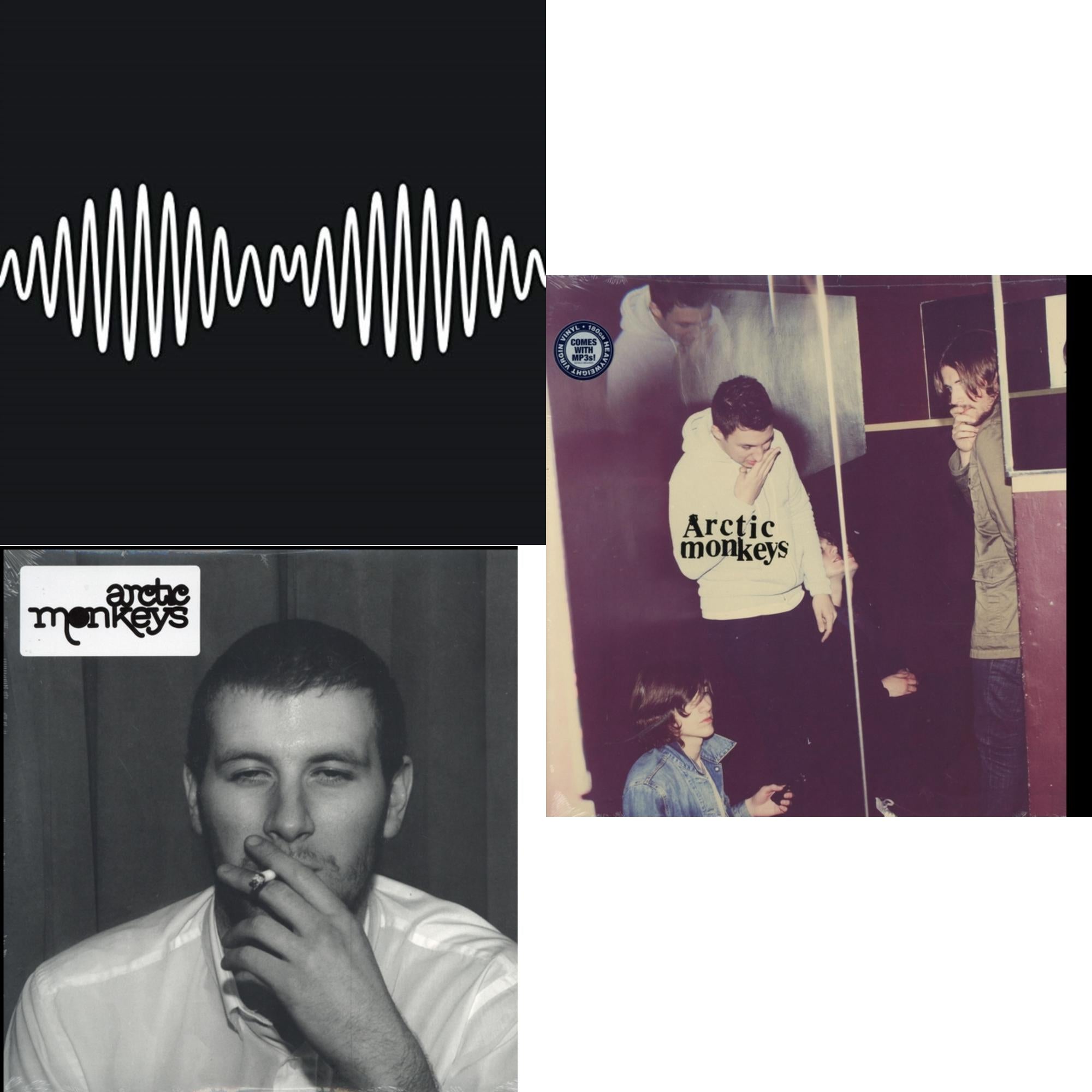 Arctic Monkeys - Whatever People Say I Am That's What I Am Not & Humbug (Dl Card) & Am (Dl Card) - LP Vinyl Bundle