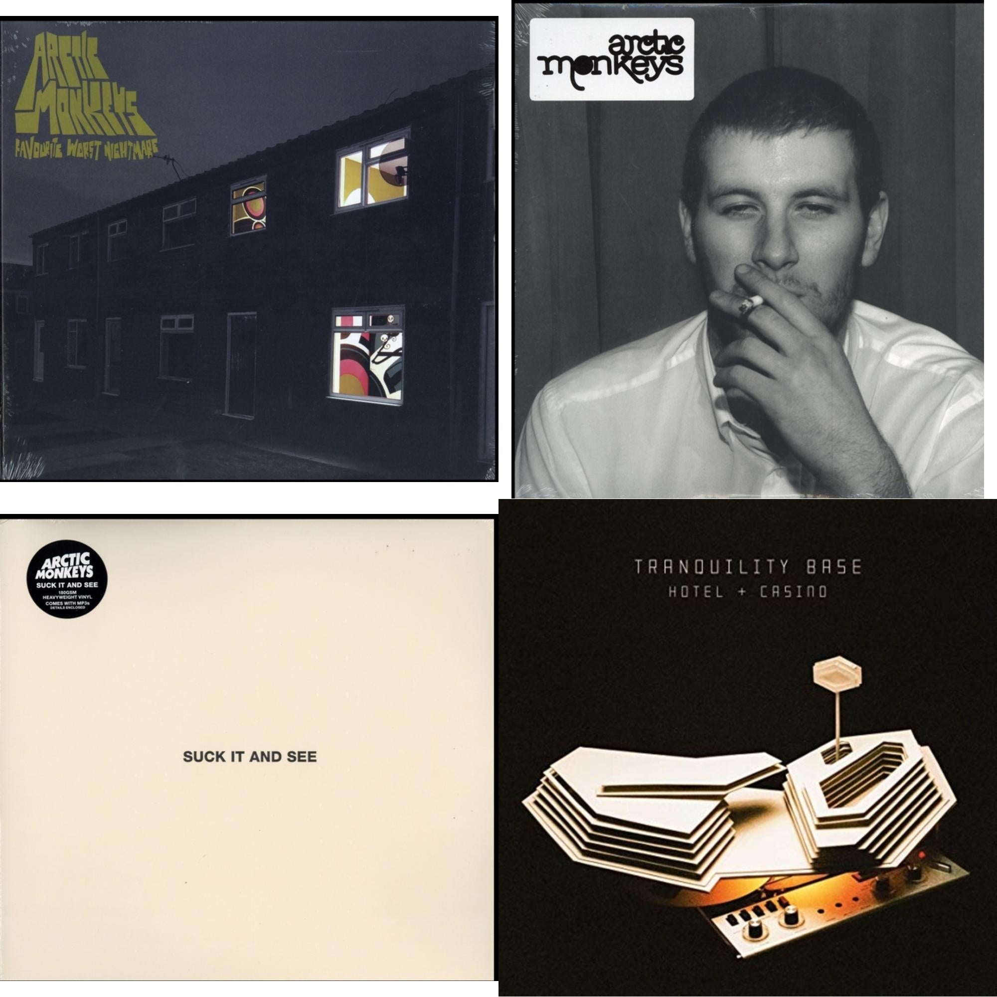 Favourite Worst Nightmare & Whatever People Say I Am That's What I Am Not & Suck It & See (Dl Card) & Tranquility Base Hotel & Casino (Dl Card)