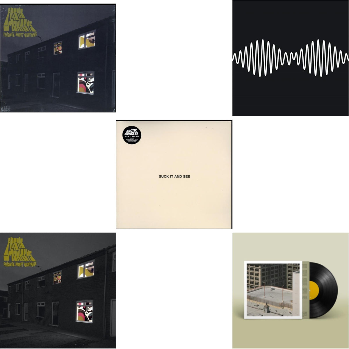 Favourite Worst Nightmare & Favourite Worst Nightmare (Gatefold) & Suck It & See (Dl Card) & Am (Dl Card) & The Car