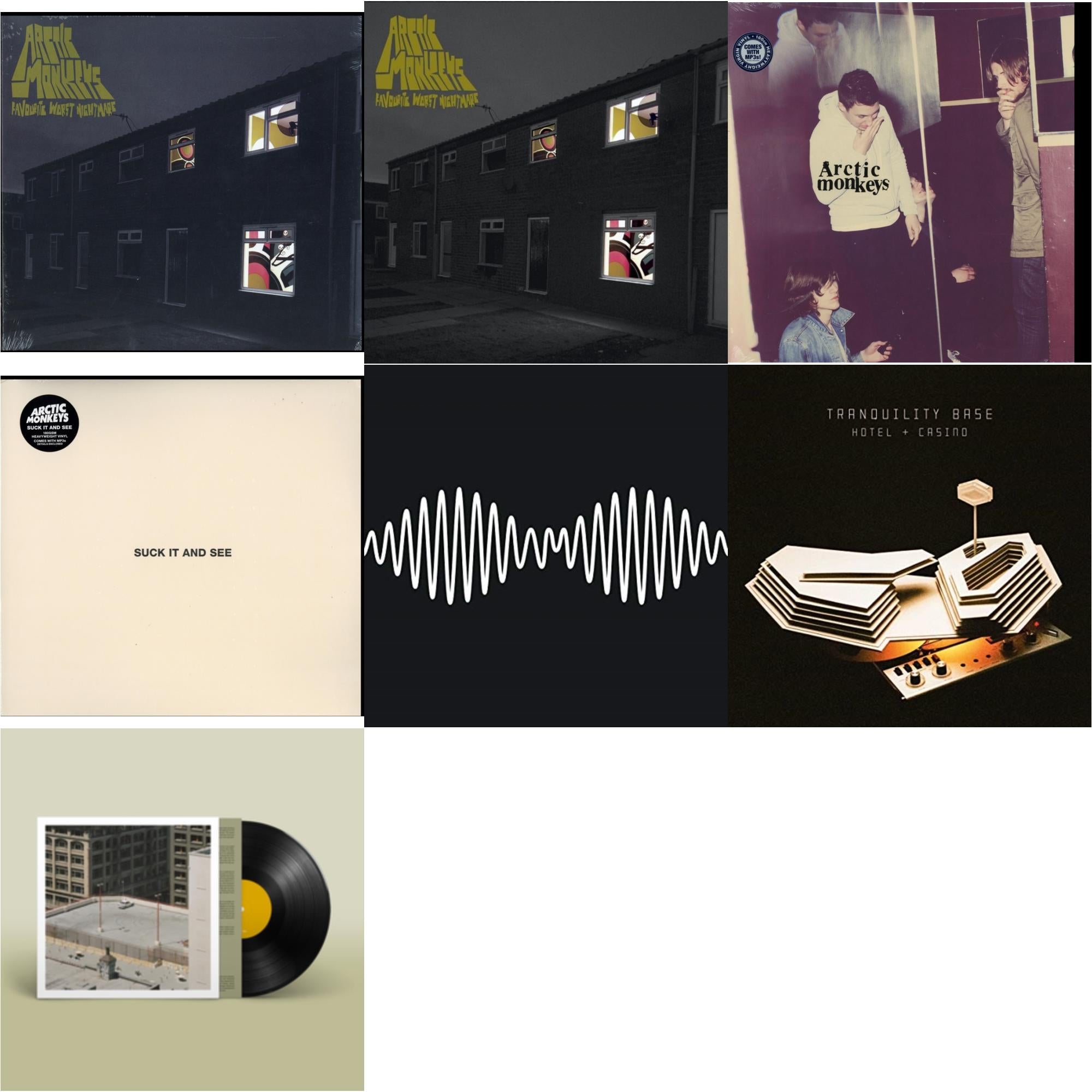 Favourite Worst Nightmare & Favourite Worst Nightmare (Gatefold) & Humbug (Dl Card) & Suck It & See (Dl Card) & Am (Dl Card) & Tranquility Base Hotel & Casino (Dl Card) & The Car