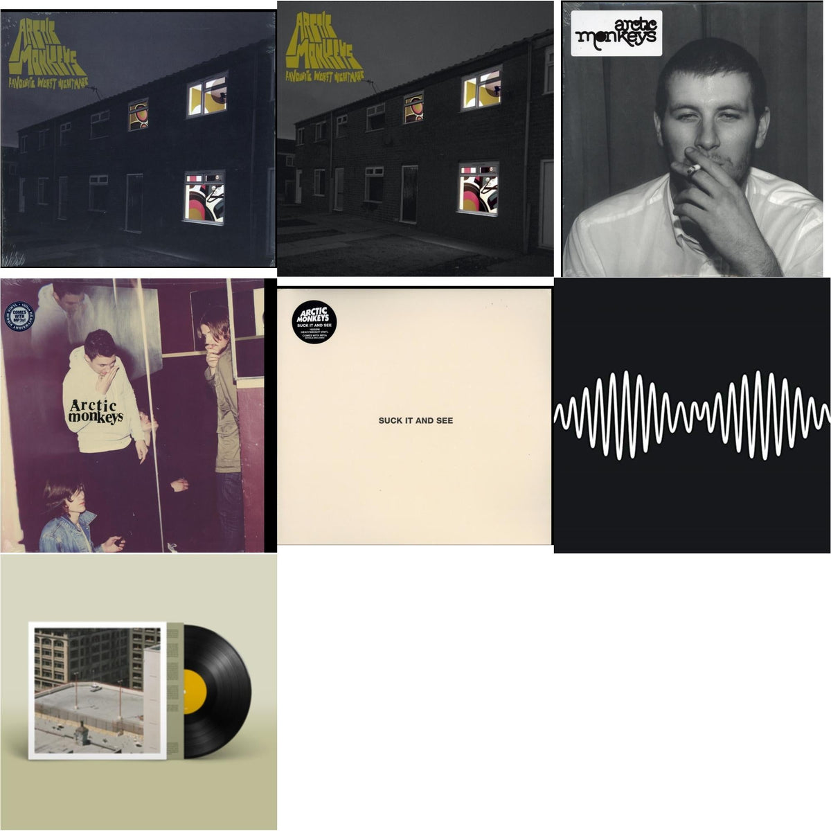 Favourite Worst Nightmare & Favourite Worst Nightmare (Gatefold) & Whatever People Say I Am That's What I Am Not & Humbug (Dl Card) & Suck It & See (Dl Card) & Am (Dl Card) & The Car