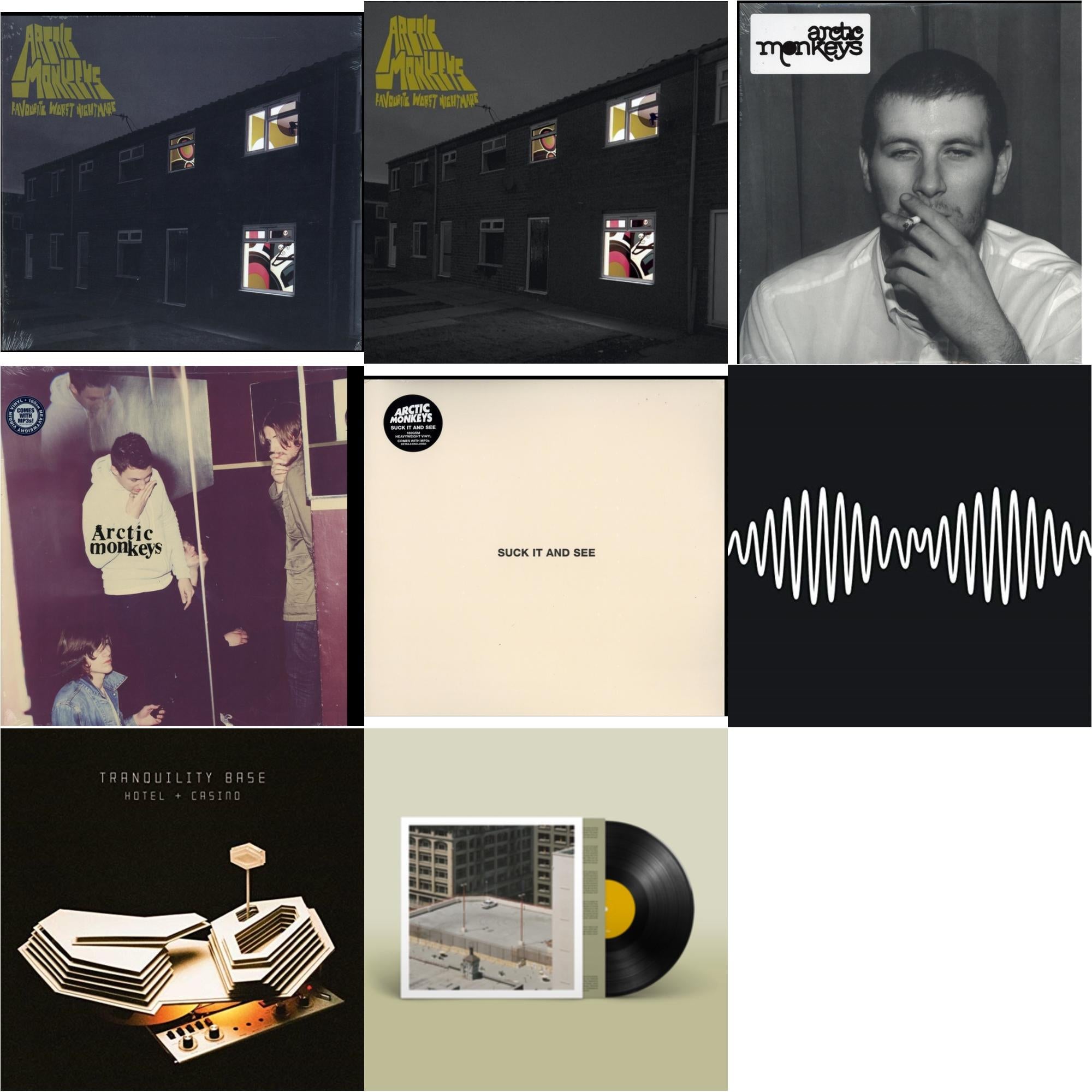 Favourite Worst Nightmare & Favourite Worst Nightmare (Gatefold) & Whatever People Say I Am That's What I Am Not & Humbug (Dl Card) & Suck It & See (Dl Card) & Am (Dl Card) & Tranquility Base Hotel & Casino (Dl Card) & The Car
