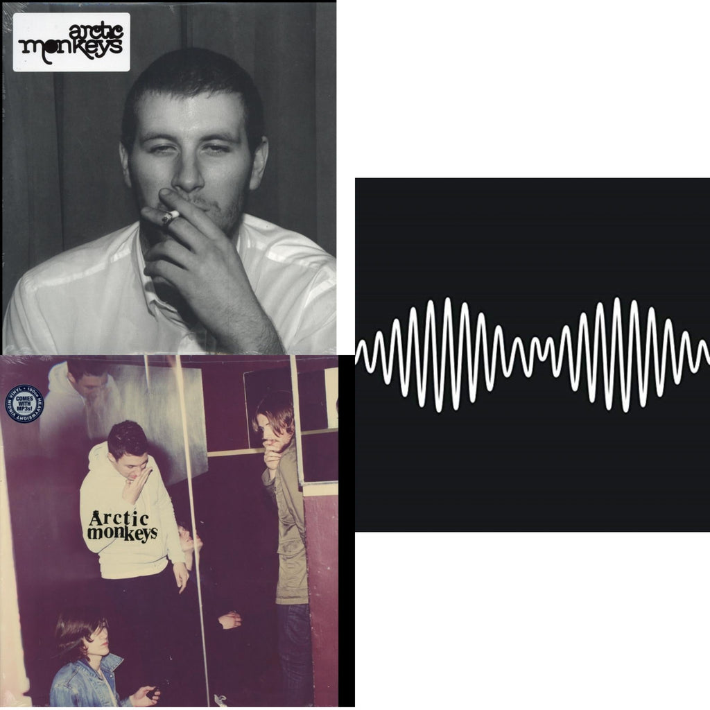 Arctic Monkeys - Whatever People Say I Am That's What I Am Not & Humbug (Dl Card) & Am (Dl Card) - LP Vinyl Bundle