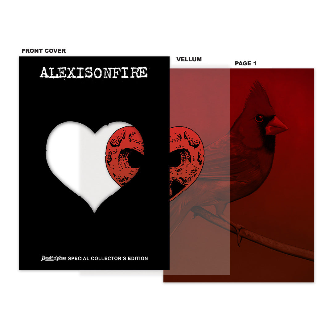Alexisonfire 'Old Crows/Young Cardinals' Black/White Marble LP + BrooklynVegan Special Edition Magazine (Ltd. to 500) Vinyl Record