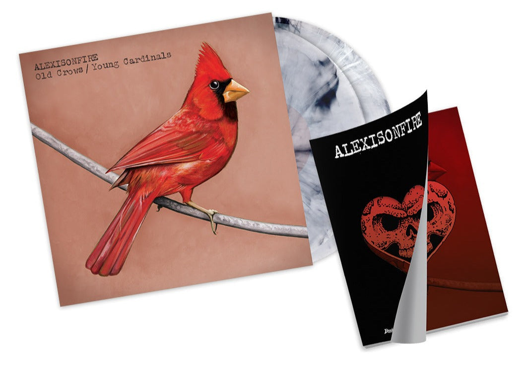 Alexisonfire 'Old Crows/Young Cardinals' Black/White Marble LP + BrooklynVegan Special Edition Magazine (Ltd. to 500) Vinyl Record