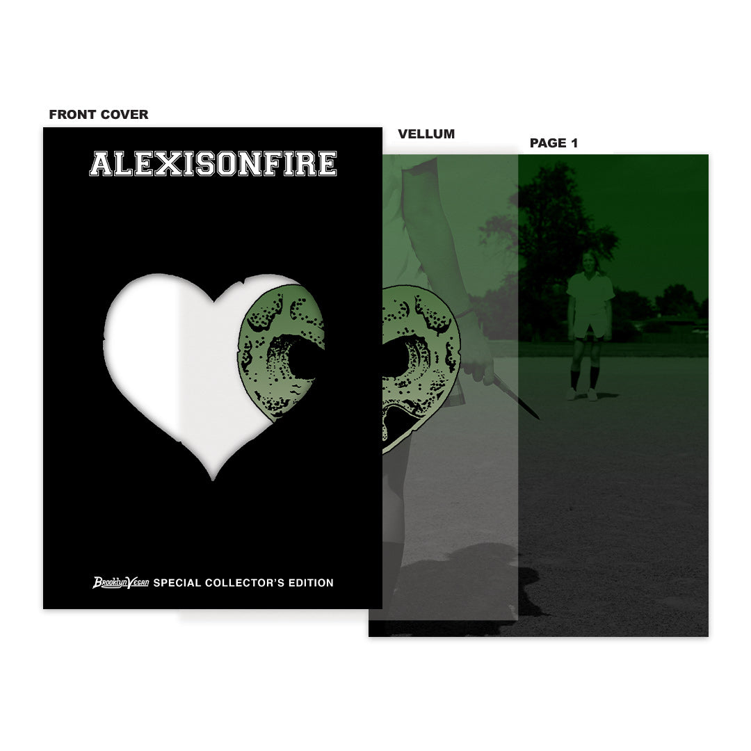 Alexisonfire S/T Black/White Marble LP + BrooklynVegan Special Edition Magazine (Ltd. to 500) Vinyl Record