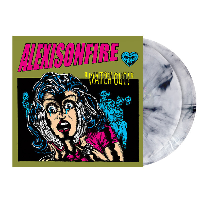 Alexisonfire - Watch Out! Black/White Marble LP + BrooklynVegan Special Edition Magazine (Limited to 500) - Vinyl Record