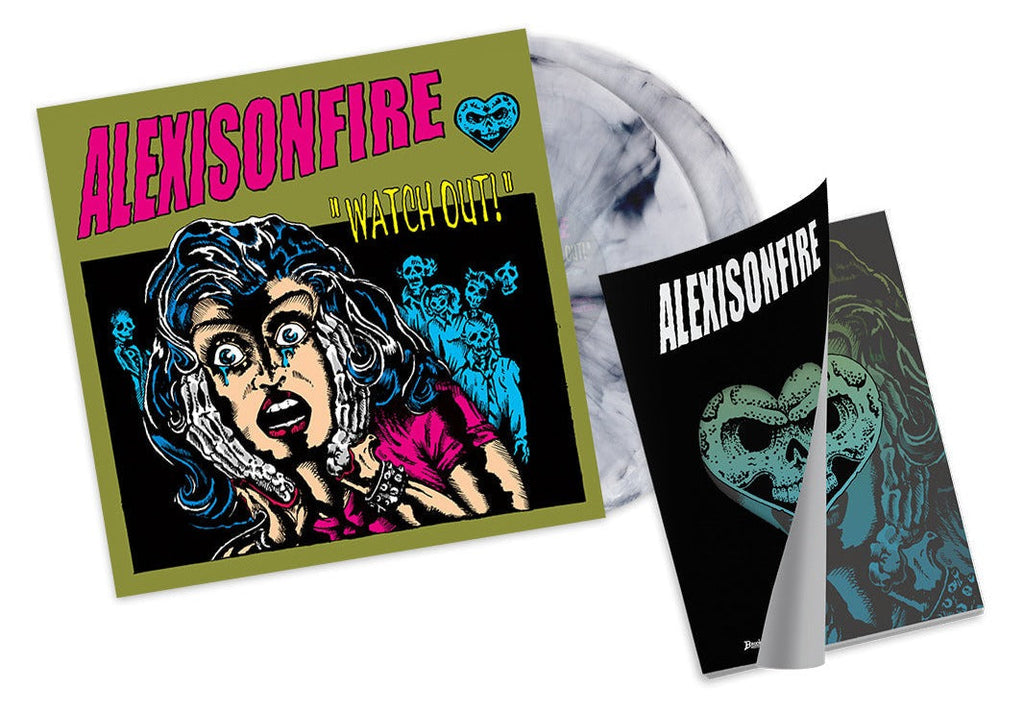 Alexisonfire - Watch Out! Black/White Marble LP + BrooklynVegan Special Edition Magazine (Limited to 500) - Vinyl Record