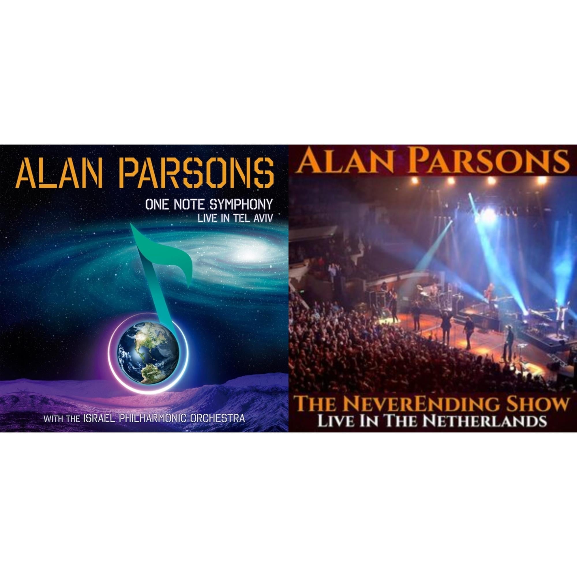 Alan Parsons - One Note Symphony: Live In Tel Aviv (3LP) & Neverending Show: Live In The Netherlands (3LP/Crystal Vinyl)