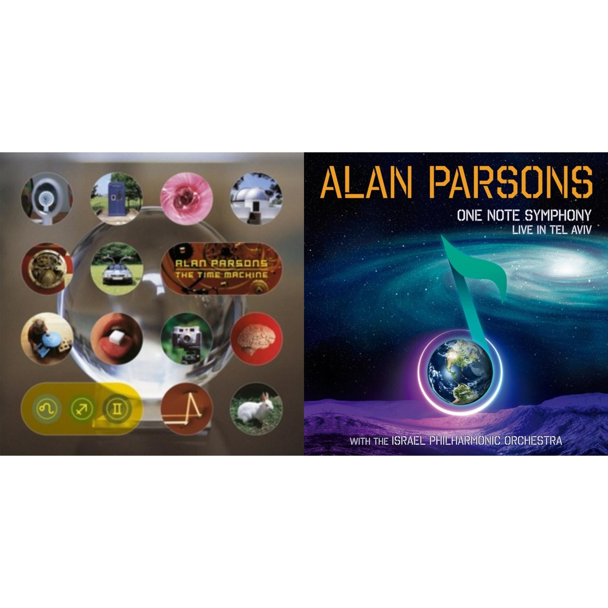 Alan Parsons - Time Machine (2LP/180G/Booklet/Gatefold/Import) & One Note Symphony: Live In Tel Aviv (3LP)
