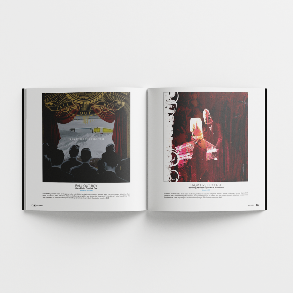 Alt Press Big Book of Emo Album Covers From the '90s-2010s Softcover Book