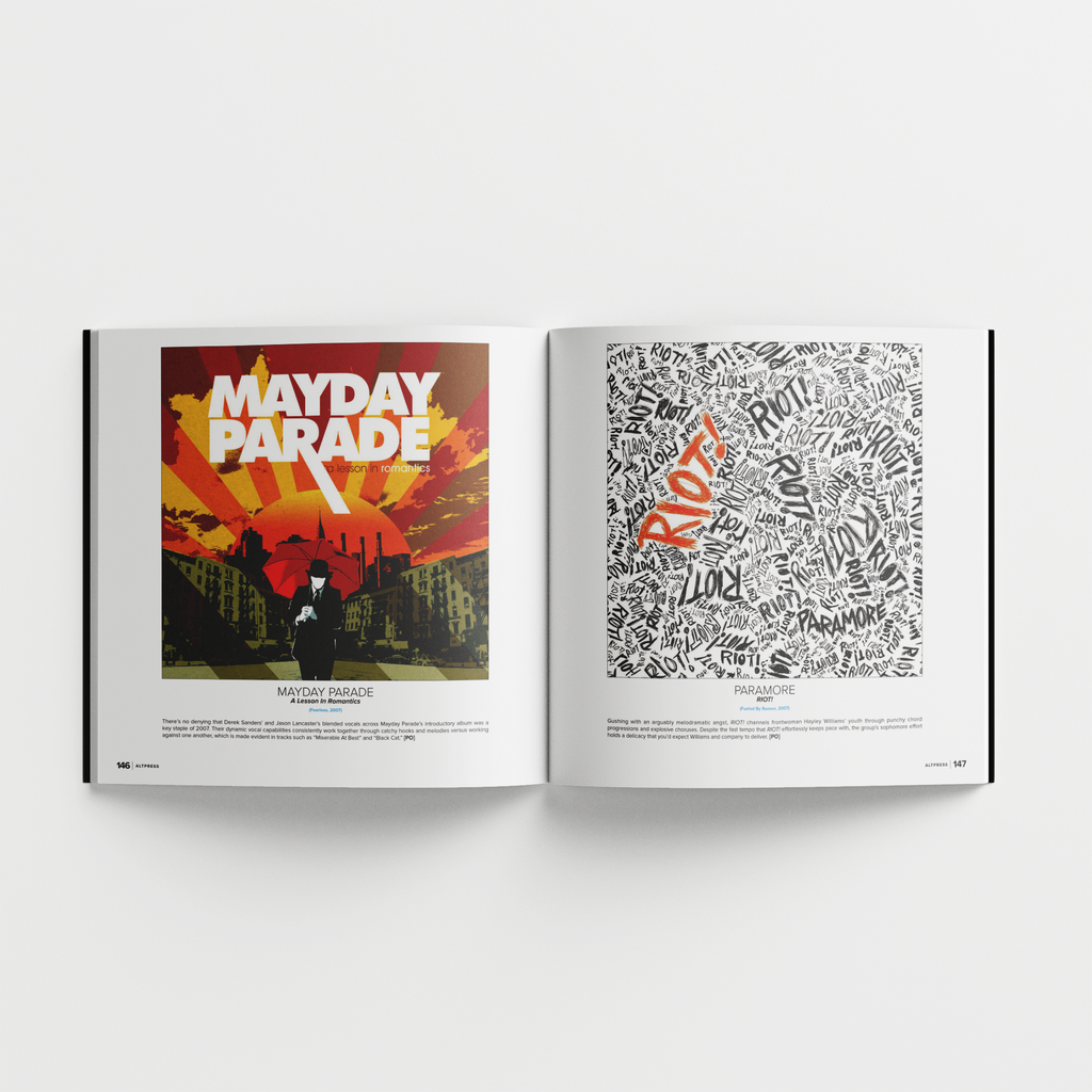 Alt Press Big Book of Emo Album Covers From the '90s-2010s Softcover Book