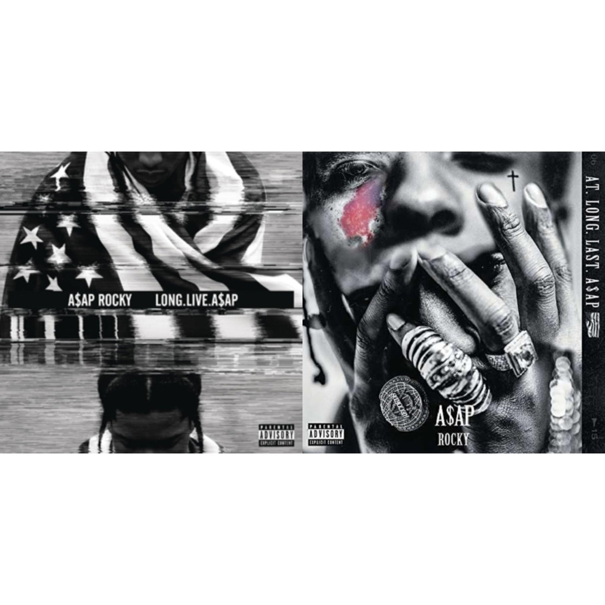 Asap Rocky - Long.Live.Asap (X) (2LP/Yellow/Orange Vinyl/Deluxe Edition) & At Long Last Asap (Pa/2LP/150G/Dl Card)