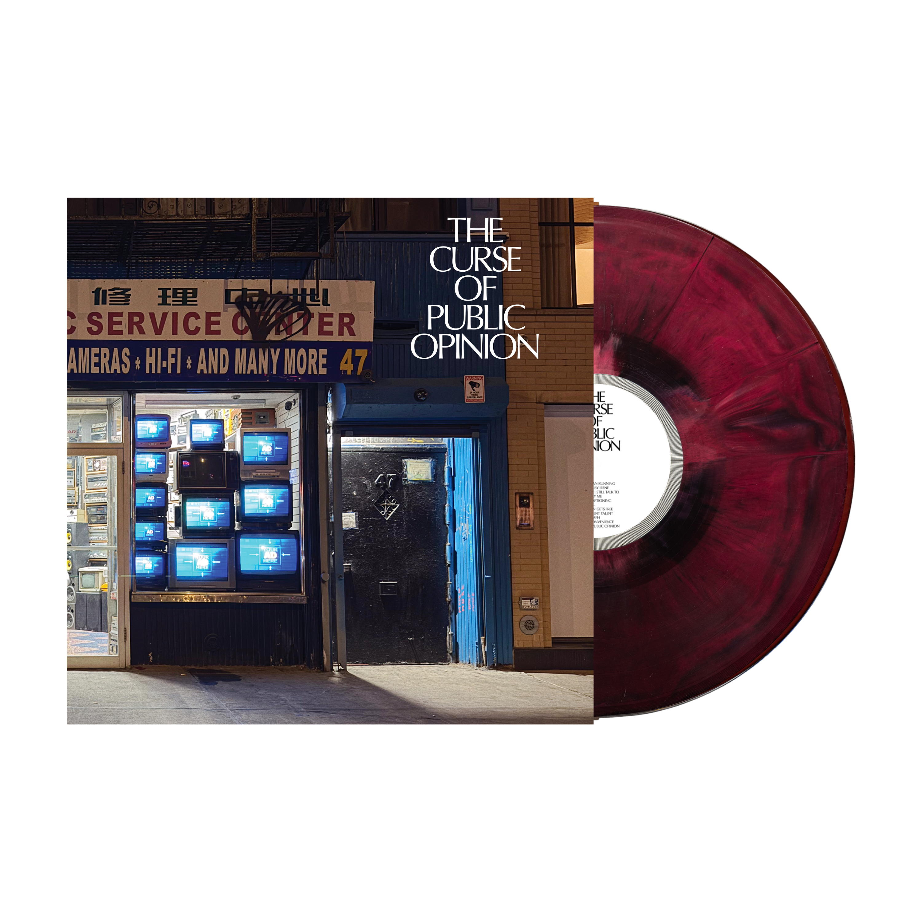 Public Opinion - The Curse of Public Opinion LP (Exclusive - Limited to 100, Cherry Bomb Splash Vinyl) Vinyl Record