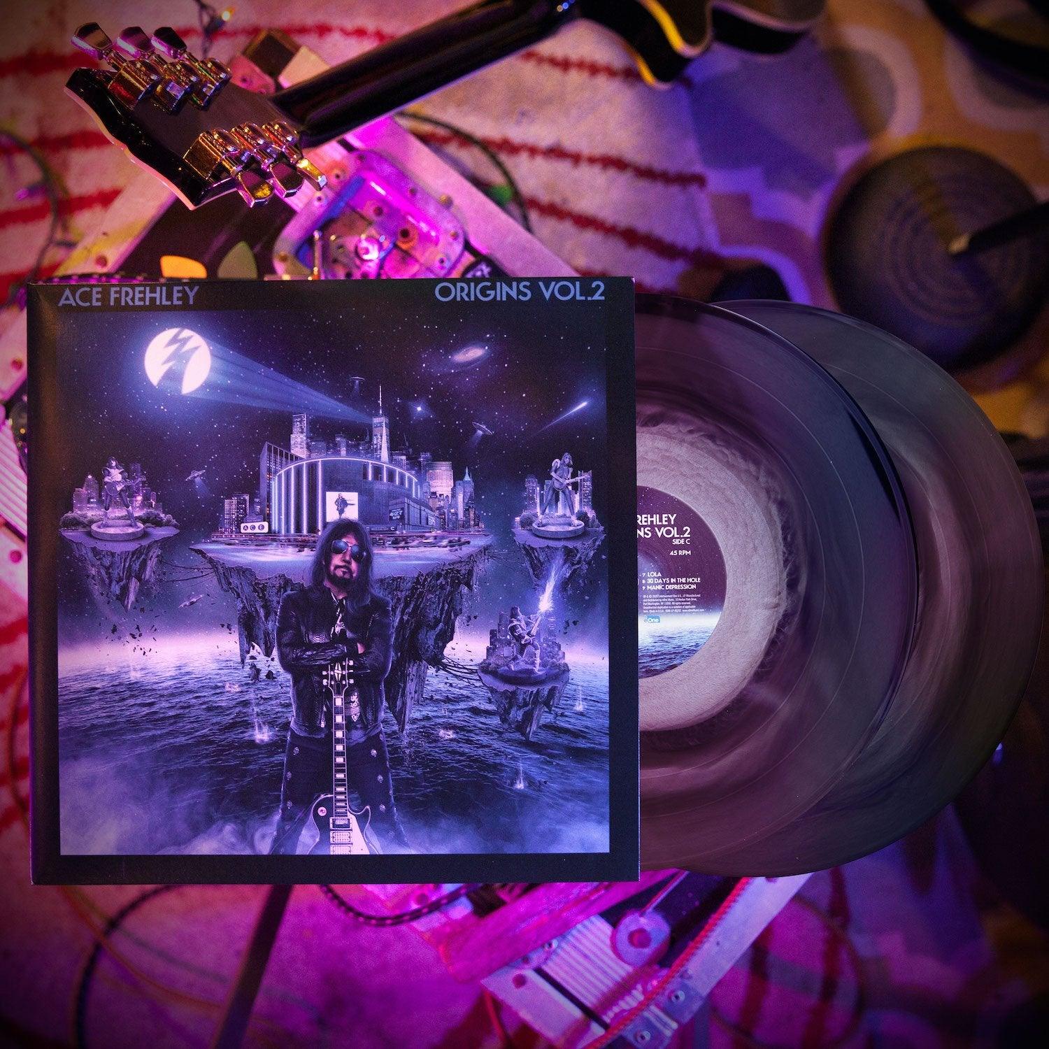 Ace Frehley - Origins Vol. 2 Silver Black Ice LP Vinyl Record