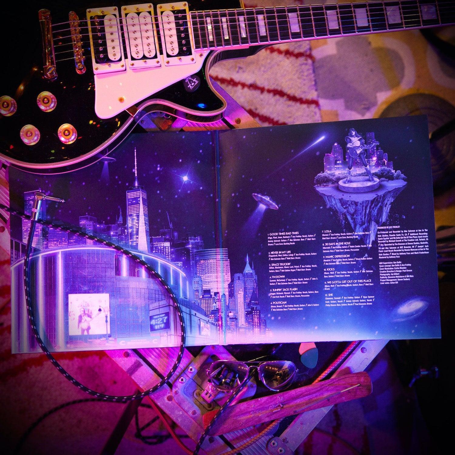 Ace Frehley - Origins Vol. 2 Silver Black Ice LP Vinyl Record