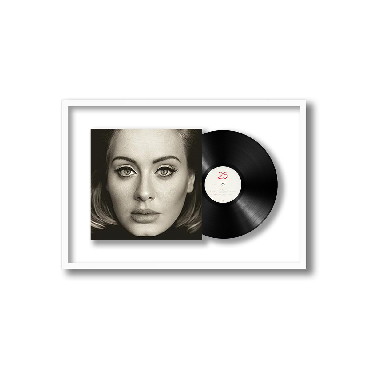 Adele - 25 - Framed Vinyl Record