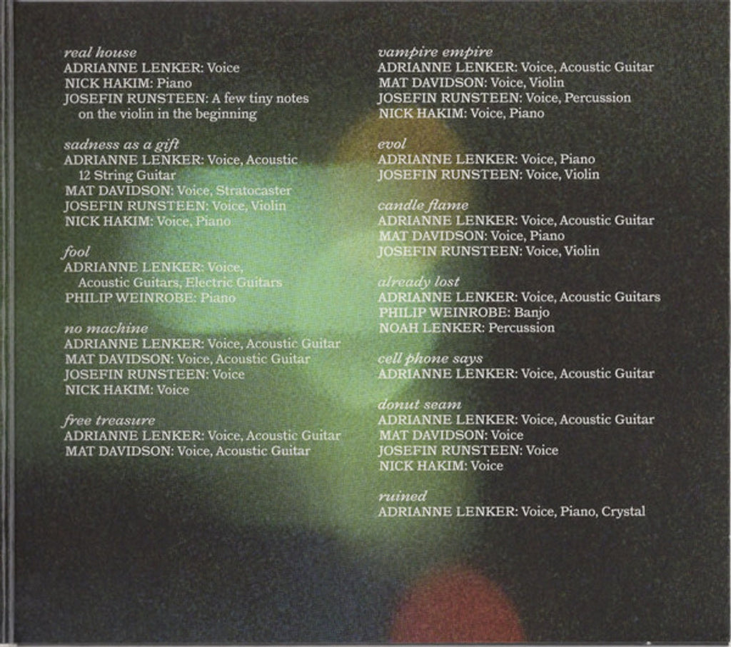 Adrianne Lenker – Bright Future Music CD