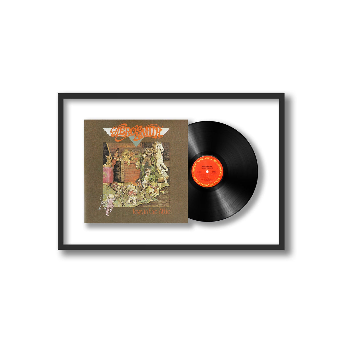 Aerosmith - Toys in the Attic - Framed Vinyl Record