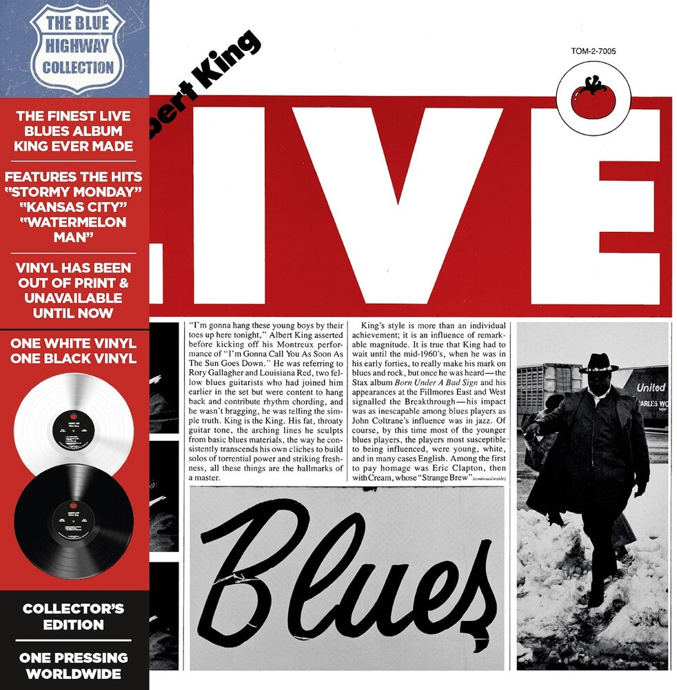 Albert King – Albert Live (2-LP Vinyl) Vinyl Record