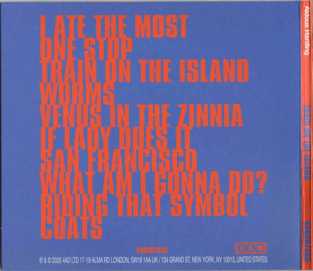 Aldous Harding – Train On The Island Music CD