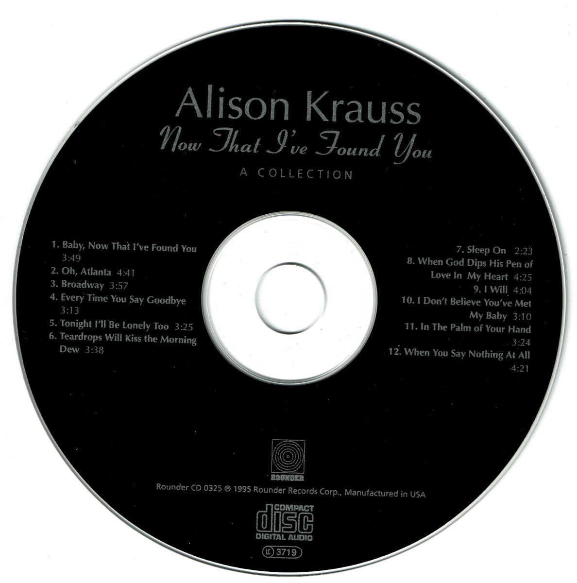 Alison Krauss – Now That I've Found You: A Collection Music CD