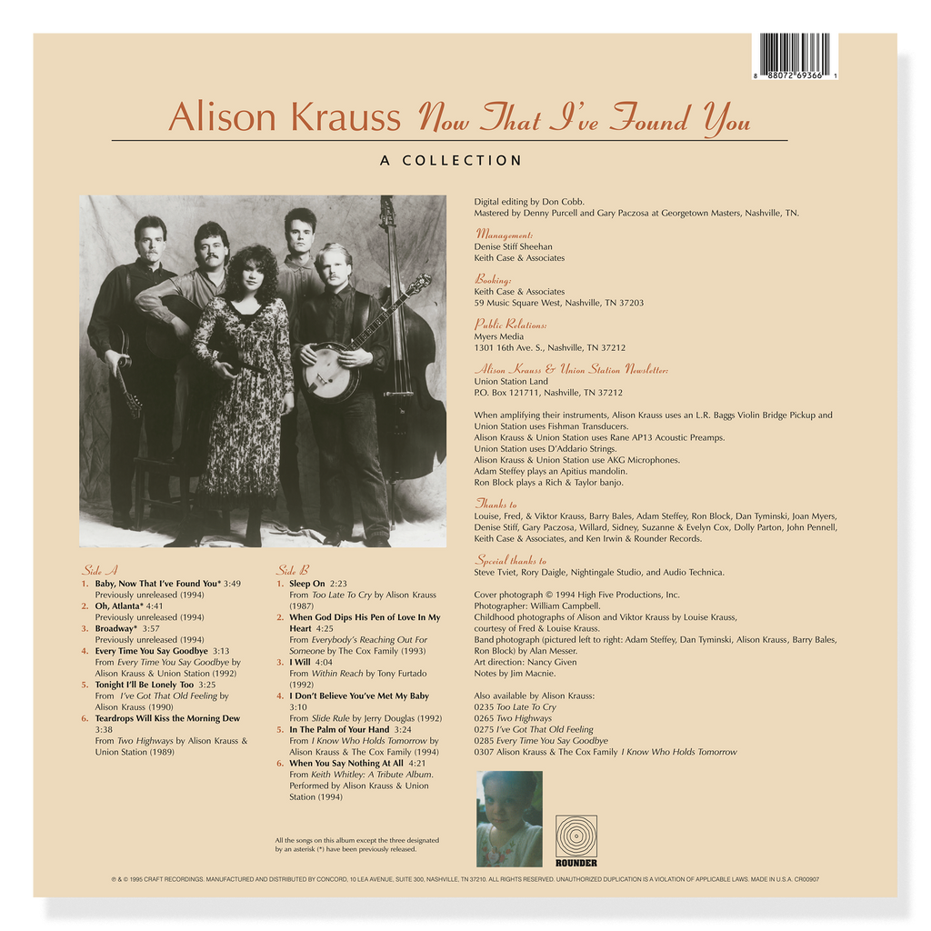Now That I’ve Found You: A Collection Vinyl Record