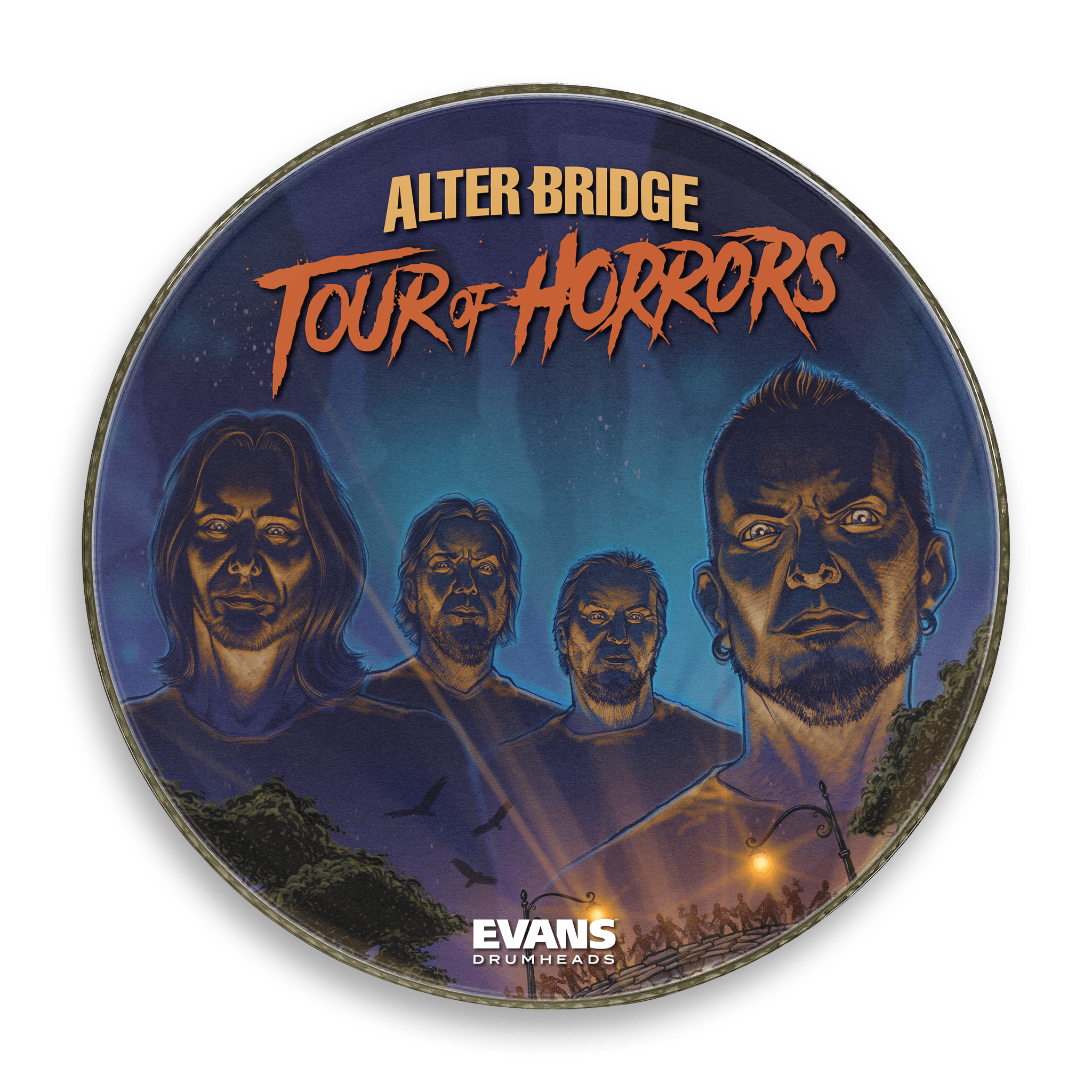 Alter Bridge Tour of Horros - 10-Inch Evans Drumhead