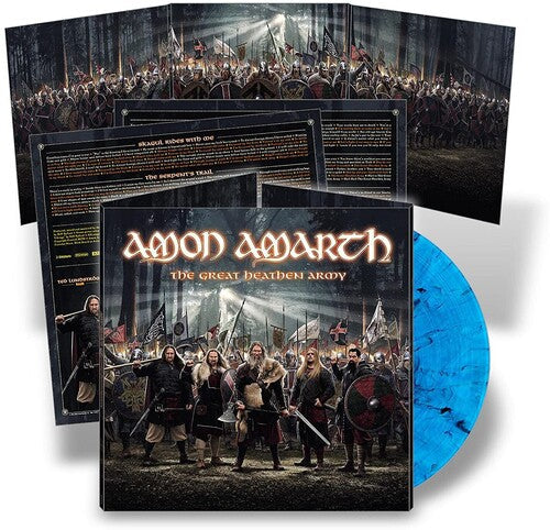 The Great Heathen Army (Gatefold LP Jacket, Colored Vinyl, Blue Smoke) Vinyl Record