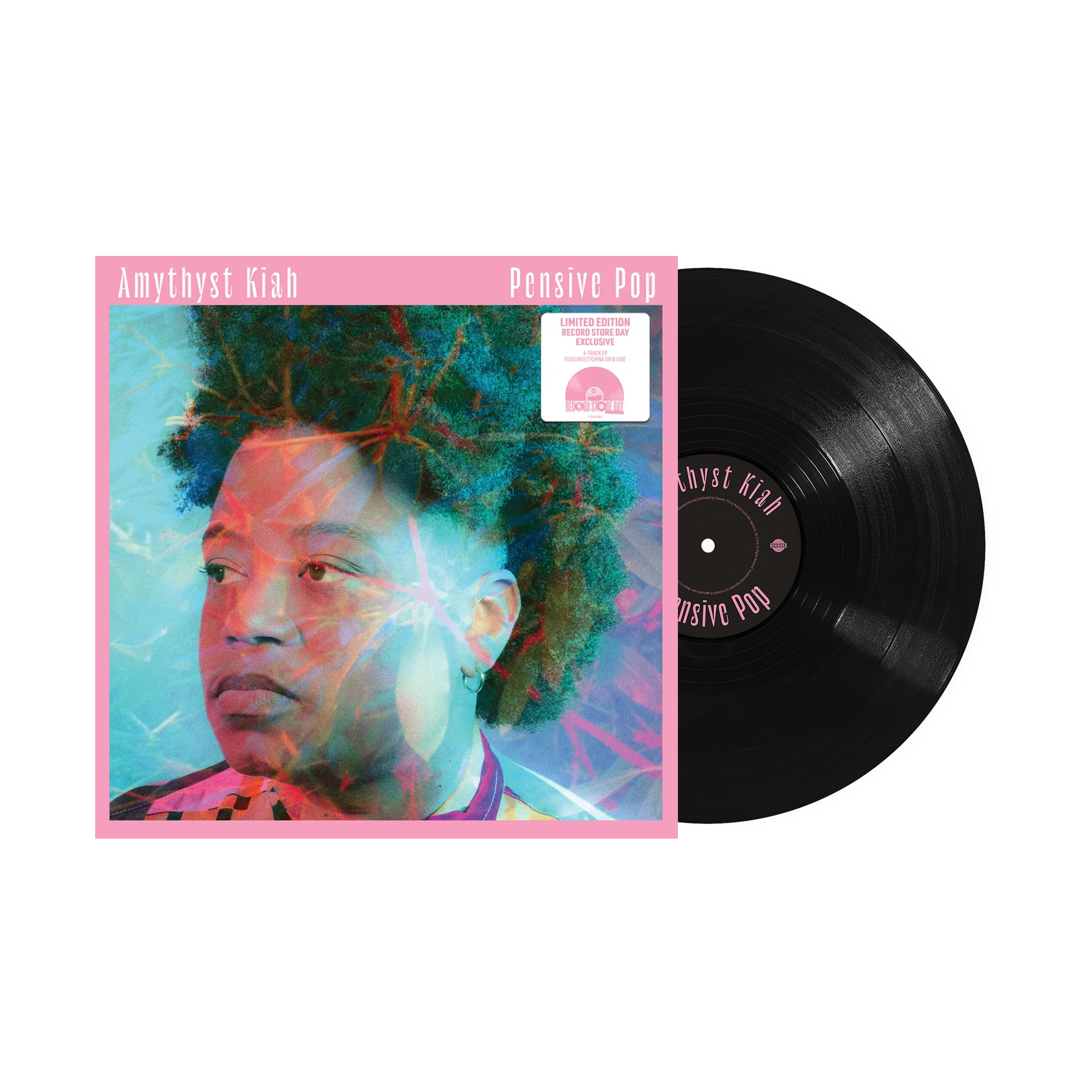 Pensive Pop - Black with Etched B-side Vinyl Record