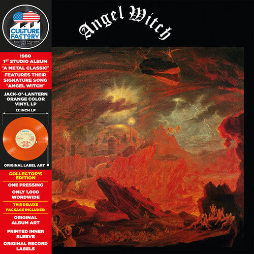 Angel Witch (Jack-o'-Lantern Orange Colored Vinyl) Vinyl Record